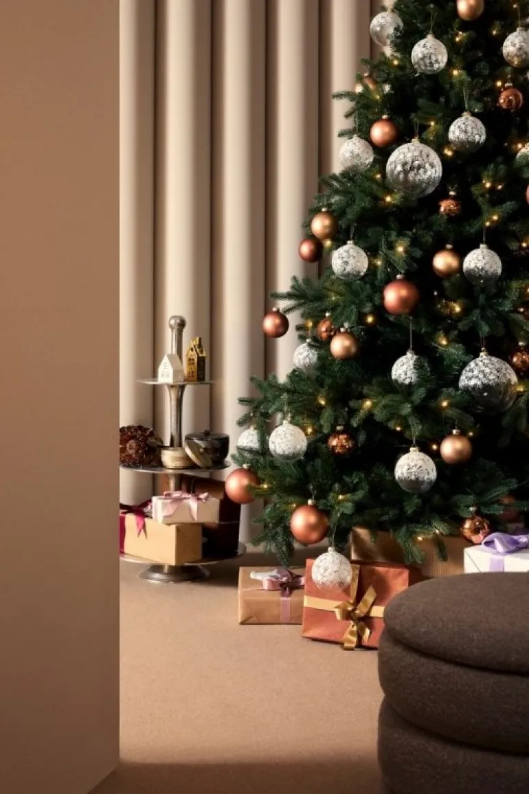 ALZATA 3P DECORATIVA MALLET ARGENTO H82