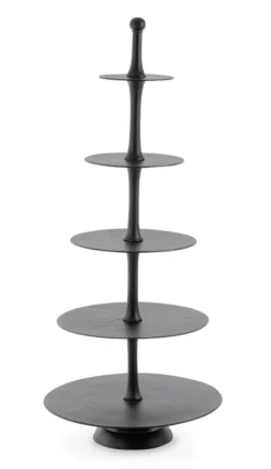 ALZATA 5P DECORATIVA MALLET NERO H152