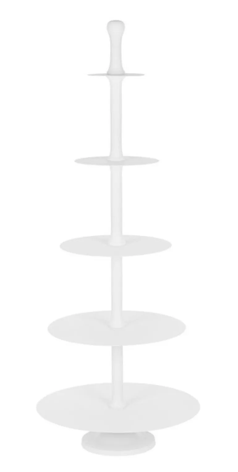 ALZATA 5P DECORATIVA RIDHI BIANCO H159