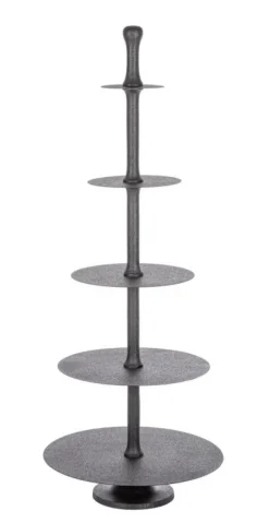 ALZATA 5P DECORATIVA RIDHI NERO H159