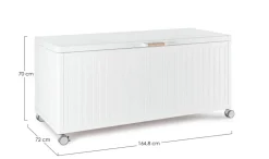 BAULE P.CUSC. C-RUOTE OCEAN BIANCO