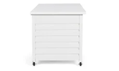 BAULE PORTA CUSCINI SMALL CON RUOTE BIANCO YK11 - ATLANTIC