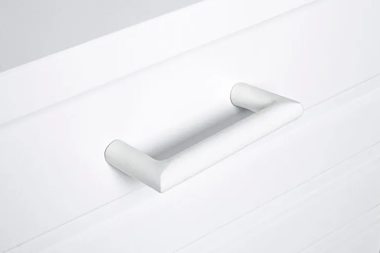 BAULE PORTA CUSCINI SMALL CON RUOTE BIANCO YK11 - ATLANTIC