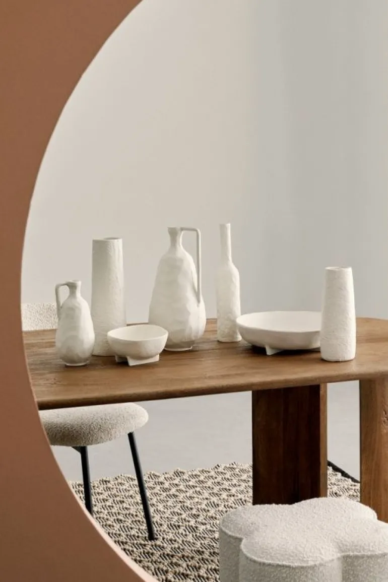 BOTTIGLIA DECORATIVA HISAR BIANCO H35