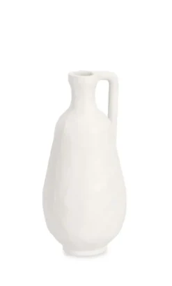BOTTIGLIA DECORATIVA HISAR BIANCO H23