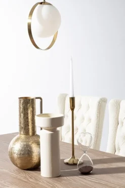 BOTTIGLIA DECORATIVA LATHE 1M ORO H37