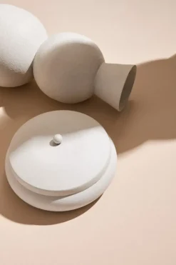 BOTTIGLIA DECORATIVA RIDHI BIANCO H32,5