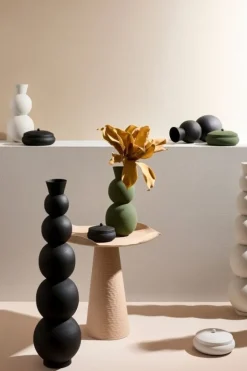 BOTTIGLIA DECORATIVA RIDHI NERO H76