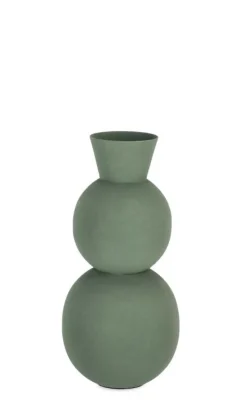 BOTTIGLIA DECORATIVA RIDHI VERDE H32,5