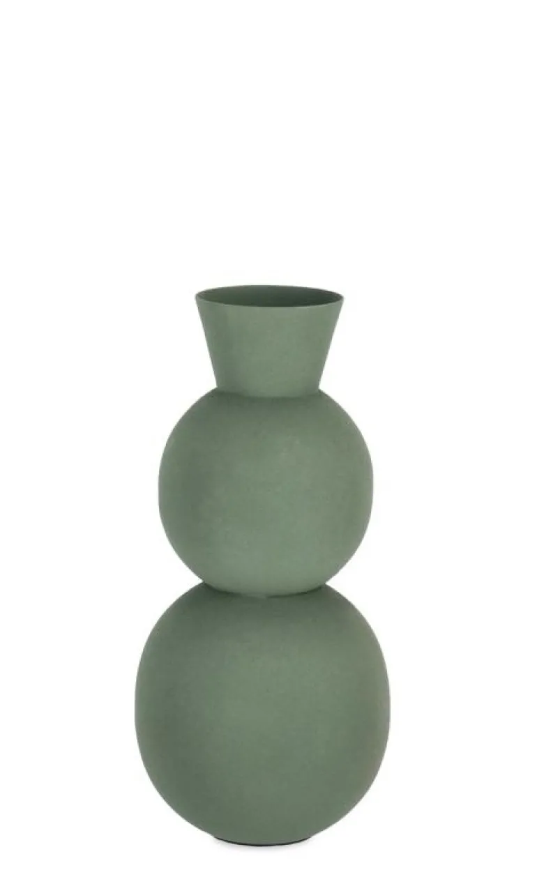 BOTTIGLIA DECORATIVA RIDHI VERDE H32,5
