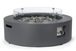 CAMINO A GAS WOLKE GRIGIO SCURO D104