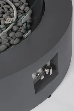 CAMINO A GAS WOLKE GRIGIO SCURO D104