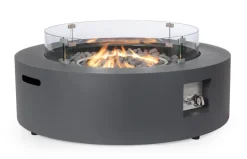 CAMINO A GAS WOLKE GRIGIO SCURO D104