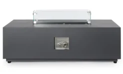 CAMINO A GAS WOLKE GRIGIO SCURO 110X65