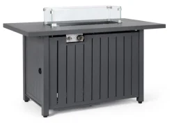 CAMINO A GAS WOLKE GRIGIO SCURO 109X59