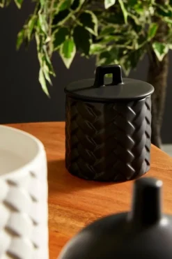 CANDELA C-COPERCHIO TWINE NERO Ø9,5