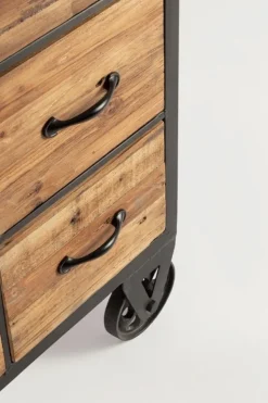 CASSETTIERA 12C MINDIL C-RUOTE H95,5