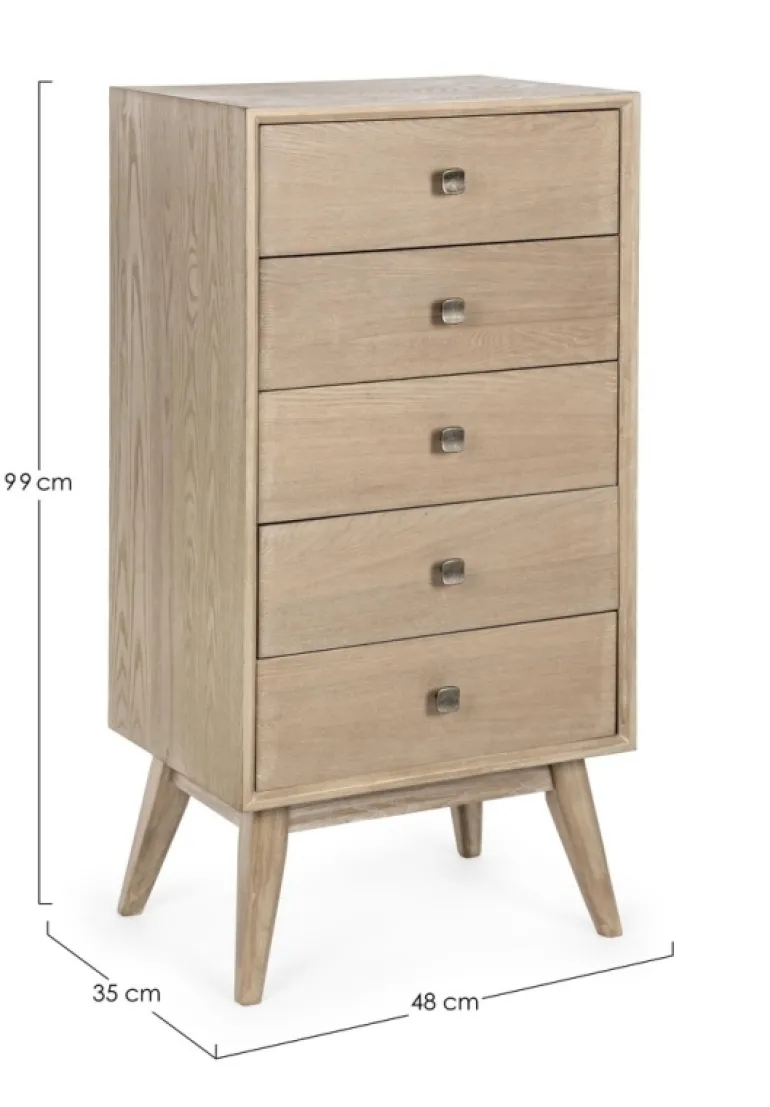 CASSETTIERA IN LEGNO - ALANNIS