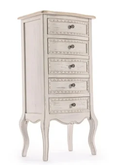 CASSETTIERA IN LEGNO 5 CASSETTI - CLARISSE