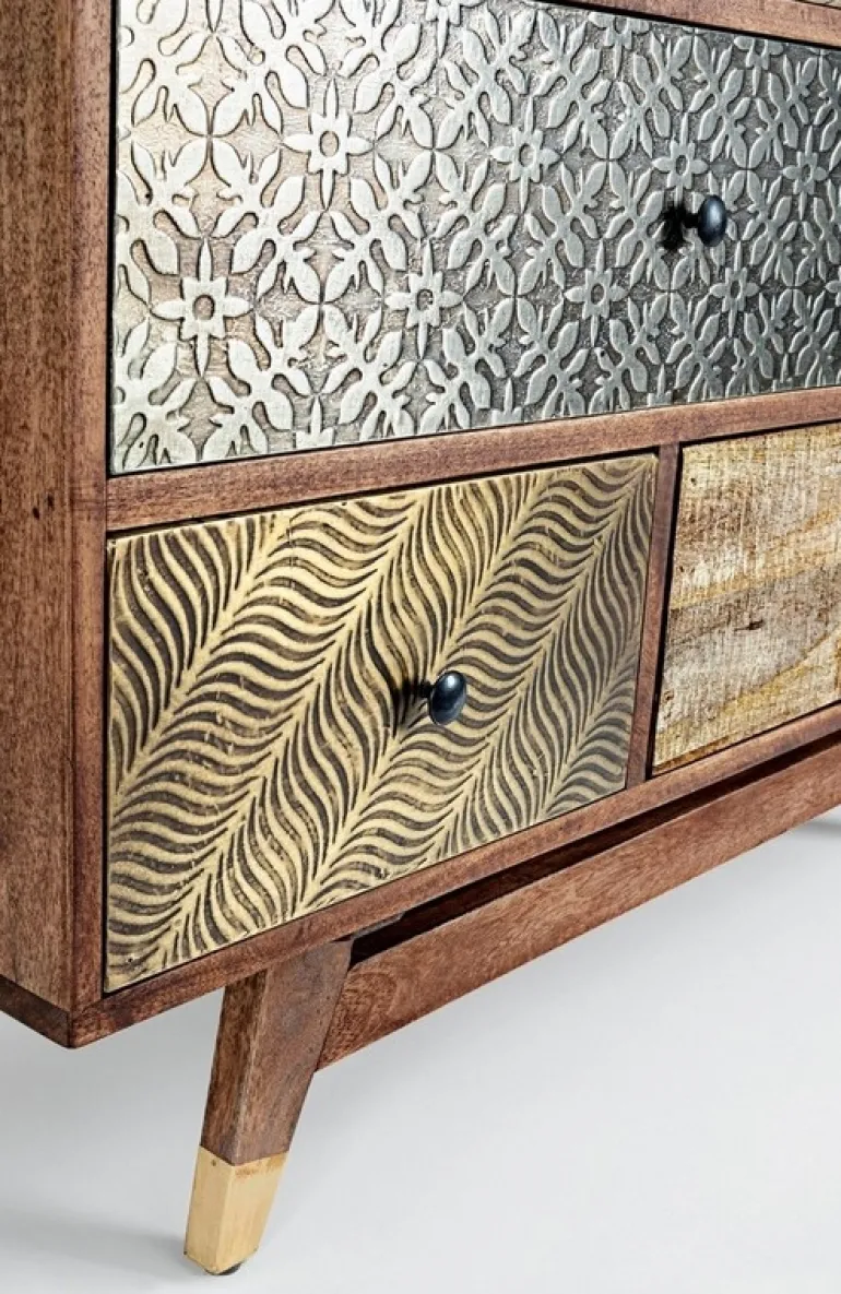 CASSETTIERA IN LEGNO - DHAVAL