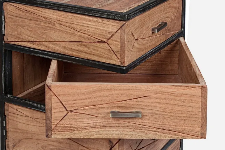 CASSETTIERA IN LEGNO - EGON