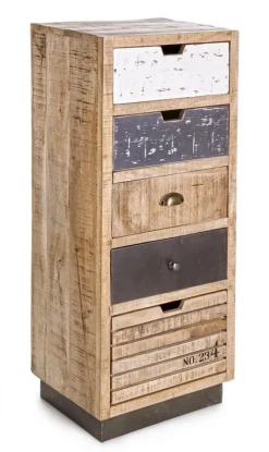 CASSETTIERA IN LEGNO - TUDOR