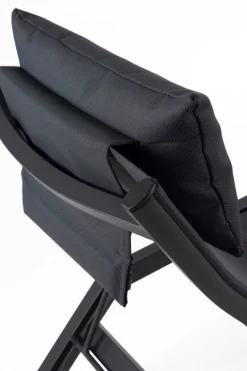 CHAISE LONGUE IN ALLUMINIO ANTRACITE JX55 - KRION