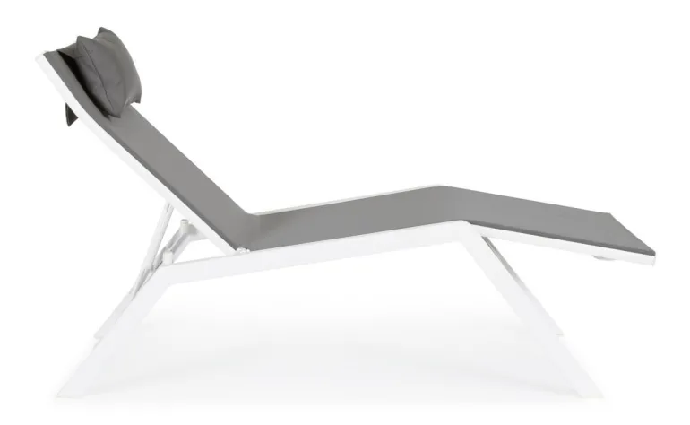 CHAISE LONGUE IN ALLUMINIO BIANCO JX11 - KRION