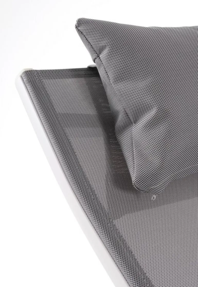 CHAISE LONGUE IN ALLUMINIO BIANCO JX11 - KRION