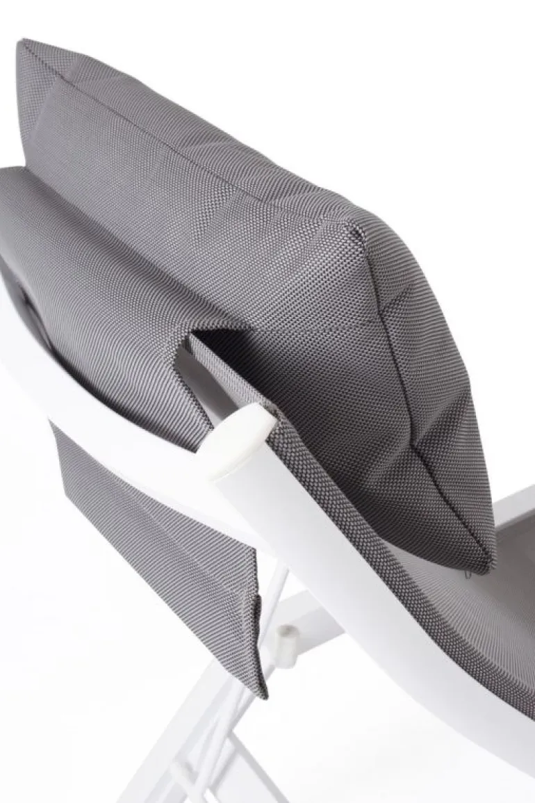 CHAISE LONGUE IN ALLUMINIO BIANCO JX11 - KRION