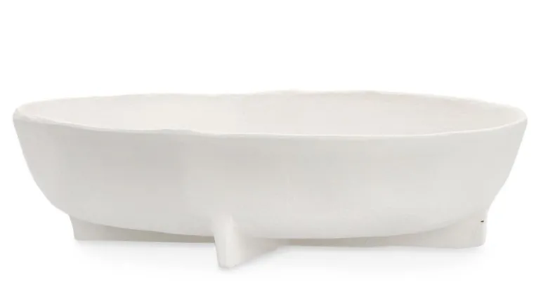 CIOTOLA DECORATIVA HISAR BIANCO 31X30,5