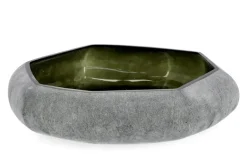 CIOTOLA DECORATIVA MIRISSA VT VERDE D46