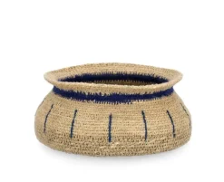 CIOTOLA DECORATIVA NINH NATURALE BLU D17