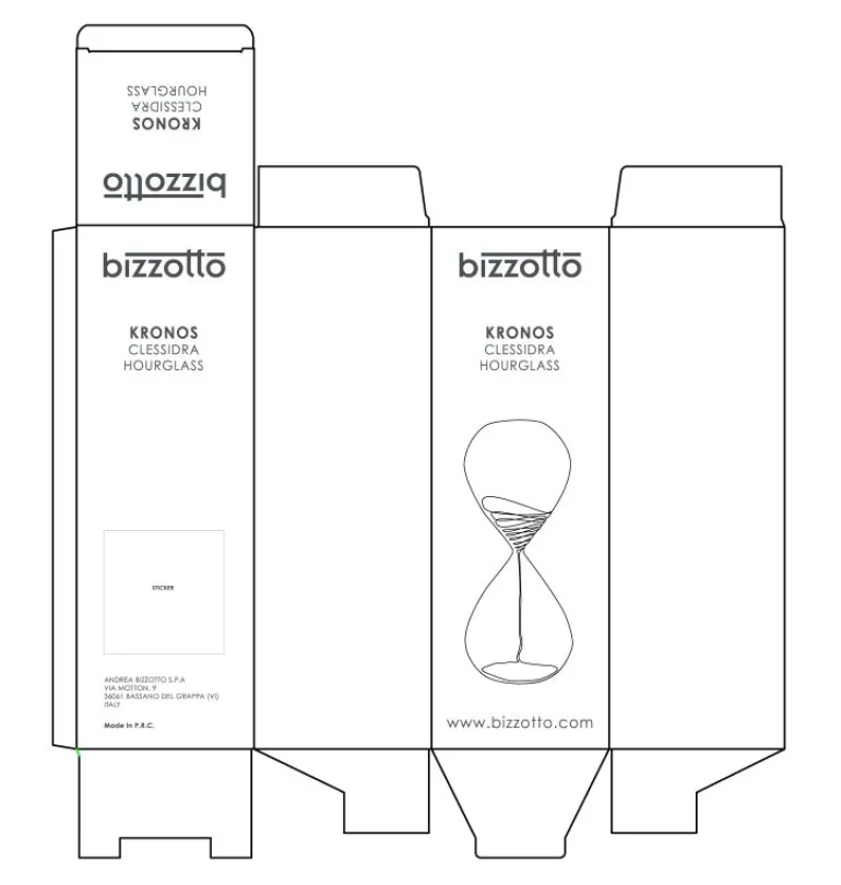 CLESSIDRA KRONOS AMBRA-OCRA H39,7