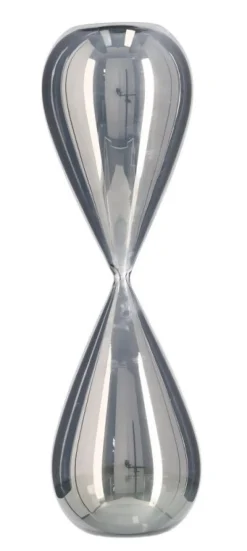 CLESSIDRA KRONOS ARGENTO-BIANCO H39,7