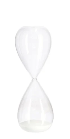 CLESSIDRA KRONOS TRASPARENTE-BIANCO H29