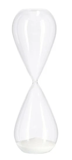 CLESSIDRA KRONOS TRASPARENT-BIANCO H38,3