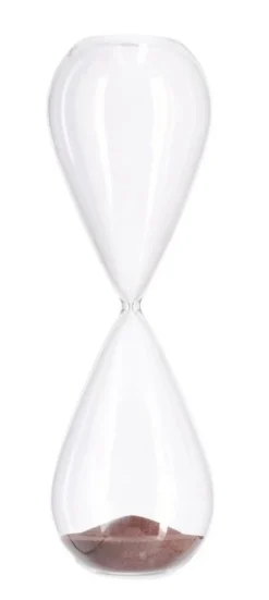 CLESSIDRA KRONOS TRASPAREN-MARRONE H38,3