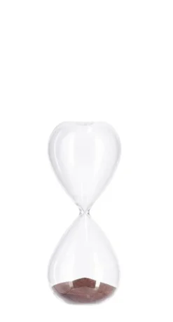 CLESSIDRA KRONOS TRASPAREN-MARRONE H20,3