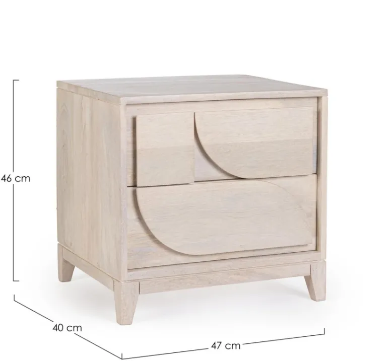 COMODINO IN LEGNO - ARCHITA