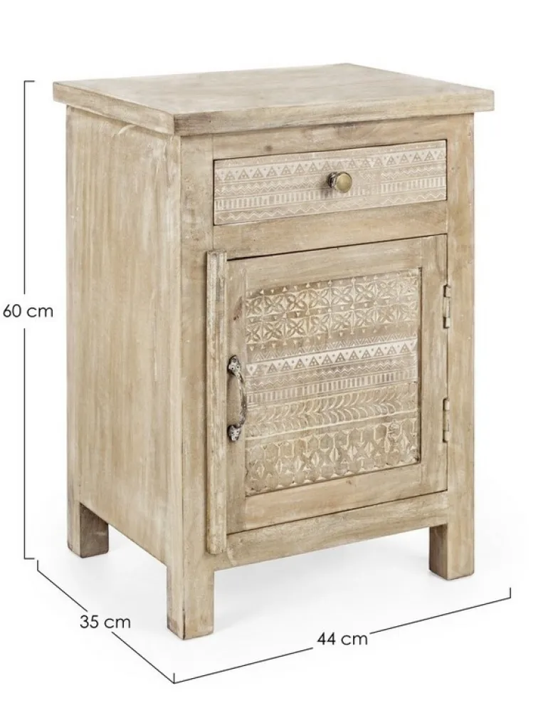 COMODINO IN LEGNO - MAYRA