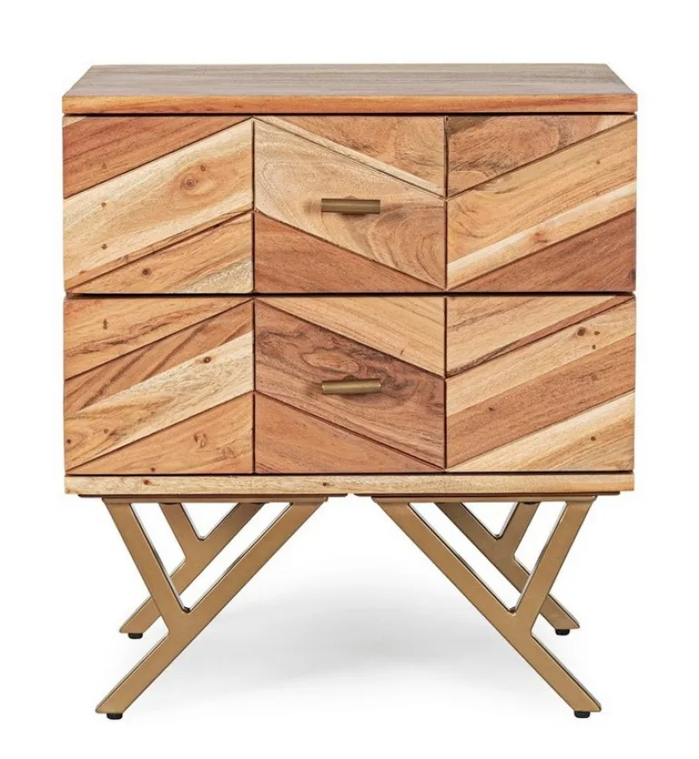 COMODINO IN LEGNO - RAIDA