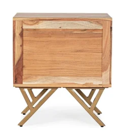 COMODINO IN LEGNO - RAIDA