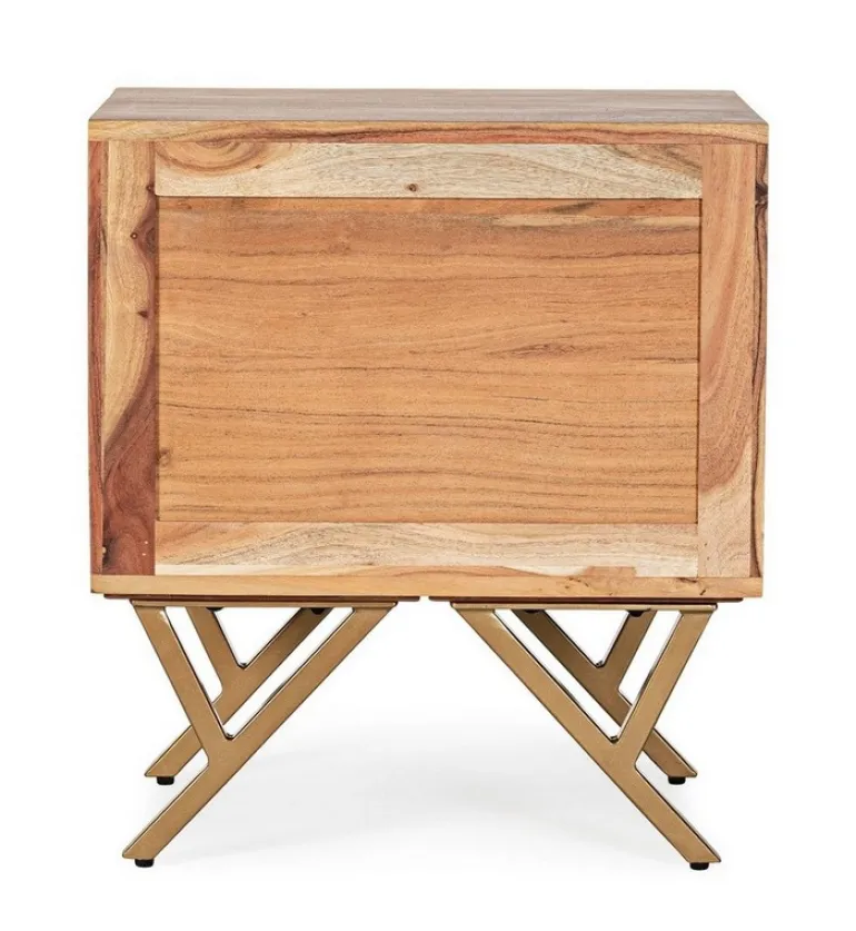 COMODINO IN LEGNO - RAIDA