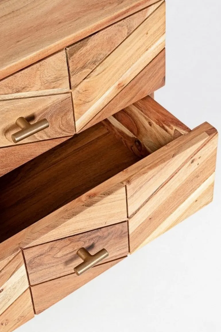 COMODINO IN LEGNO - RAIDA