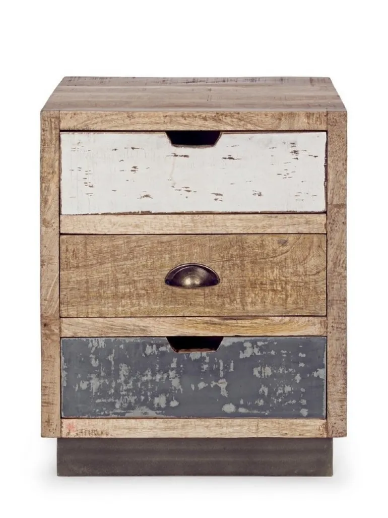 COMODINO IN LEGNO - TUDOR