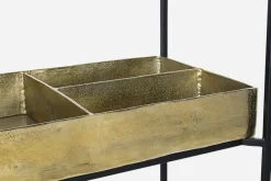 CONSOLLE CON CONTENITORE IN METALLO - MAVILA