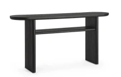 CONSOLLE EMPIRE OVALE NERO