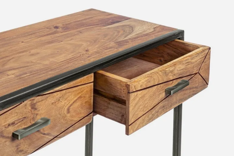 CONSOLLE IN LEGNO 3 CASSETTI - EGON