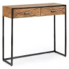 CONSOLLE IN LEGNO 2 CASSETTI - EGON